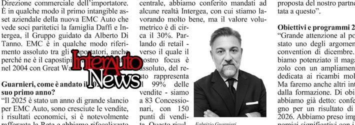 EMC Auto: crescita, metodo e visione. Il 2025 raccontato da Fabrizio Guarnieri