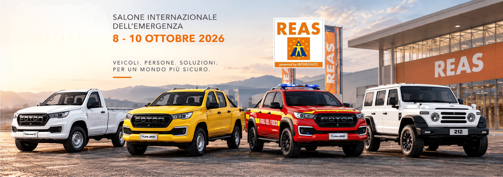 EMC Auto e Foton a REAS 2026: mezzi e soluzioni per chi opera sul campo